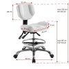 Forgó ülőke háttámlával, ergonomikus kialakítással (komfort). (9193)