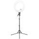 Sminkes lámpa 48w LED fekete + állvány (2572)